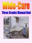 HOSPITAL BED MANUAL 3 CRANK HF-1037 " Medi-Care" IMPORT MURAH