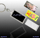 Solar Keychain AK005 (Photo Insertable)