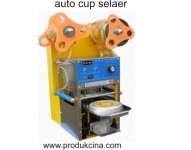 auto cup sealer mesin penutup gelas automatic