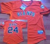 San Francisco Giants # 24 May Orange Jersey