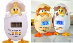 Jam alarm digital telur