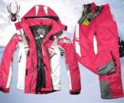 Spyder Women Ski Suit Red