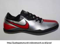 Sepatu Futsal Nike T90 Laser Silver-Merah ( UK 40-44)