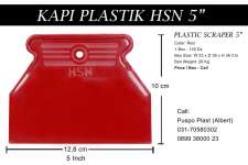 HSN PLASTIC SCRAPER 5 " ( Kapi Plastik)