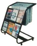 rak koran| rak majalah| news paper rack| rak files| rak barang| rak stainless| trolley knock down| trolley hotel|