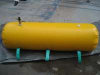 Lifeboat Filled Water Bags and Air bags