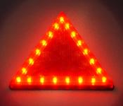 triangle reflector with LED