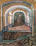 Hallway of Asylum - Vincent Van Gogh