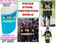 POLICE STONE HITTING PROTECTION SHIELD - This items is for MILITARY / POLICE / RANGERS / LAW ENFORCEMENT AGENCIES ONLY ( not for civilian or suppliers sales ) -DIFFERENT SIZES DIFFERENT DESINGS - 03002529922