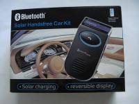 Bluetooth handsfree kit with solar charging