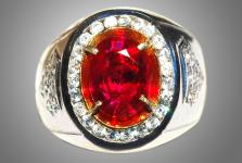 Silver Natural Ruby Super Red ( RBC 028) = SOLD OUT / TERJUAL