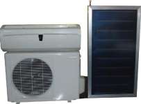 wall spilt solar air conditioner; solar panel