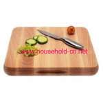 Chopping board with ss edge,  knife set