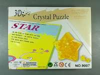 3D CRYSTAL PUZZLE,  STAR,  LING ZHI,  No.9007