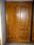 2-door wardrobe solid teak wood