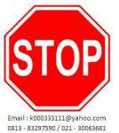 Stop Sign,  Hp: 081383297590,  Email : k000333111@ yahoo.com