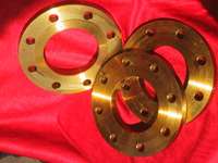 Flat welding flanges