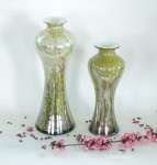 Oyster Shell Art Glass Vase