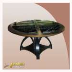 Fiorenza Round Table with 4 parts marble on top