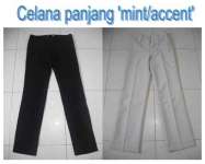 ( No. 20) Celana panjang ' Mint/ Accent'