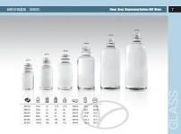 Clear Glass Bottle DIN PP 18MM