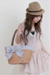 B0281 Artificial leather + cotton color apricot,  blue,  green,  white.Rp.240.jpg