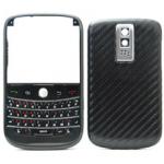 BlackBerry Bold 9000 Housing Cover Keypad - Black & Silver ( Oblique Stripes)