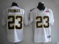 2010 Super bowl New Orleans Saints 23 THOMAS white jerseys