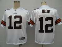 Cleveland Browns 12 Colt Mccoy White Jerseys