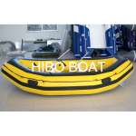 350cm river rafting boat with yellow pvc