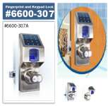 Touch Screen Fingerprin Lock with Single Deadbolt latch model # 6600-307A