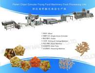 Screw/ Shell/ Chips/ Extruded pellet frying food process line