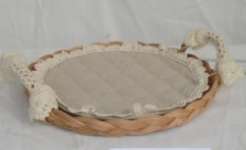 willow plate,  cake basket