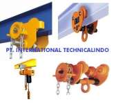 Jual Girder Trolley / Gear Trolley / Plain Trolley / Manual & Electric / KONDO / PROHEX / NITZU / WIPRO / Murah /