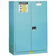 BLUE SAFETY CABINET FOR CORROSIVE - JUSTRITE INDONESIA