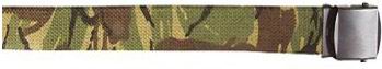 MILITARY 1.25" COTTON WEB BELT with METAL BUCKLE