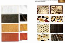leather carpet, PVC carpet, rug, mat--(Xsara Series SN006-013)