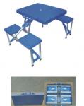 folding table and chair set,  folding table and chair,  linked table & chair