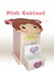 Pink cabinet