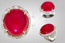 Natural Super Strong big Size Ruby Red ( Code : RBB 012)