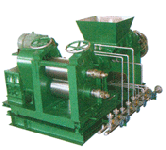 Double conical-screw extruder sheeters