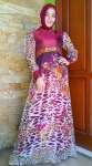 Busana Muslim Gamis Pesta E-112 # The Lady of Persian Rose