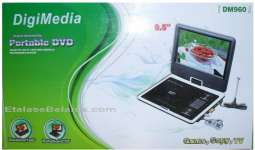 DigiMedia DM988FM Portable 9.5-inch Widescreen TFT LCD TV/ DVD/ FM