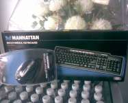 Paket Keyboard+ Mouse MANHATTAN