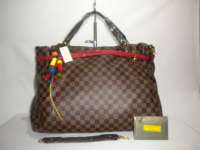 LV-T106	 Tas LV Nuri Kalahari Damier Red