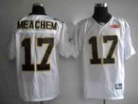 2010 Super bowl New Orleans Saints 17 Meachem white jerseys