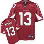 Arizona Cardinals Kurt Warner 13 Team red Color Youth Jersey