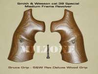 WOOD GRIP_ S& W Revolver .38 Special