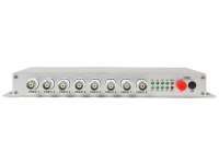 8 Channels Video + 1 Channel Reverse Data Optical Multiplexer