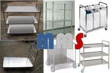Trolley Makanan | Trolley Minuman | Trolley Knock Down | Work Tables Knock Down | Meja Stainless | Working Table | Pipe Wal Shelf | Solid Wal Shelf